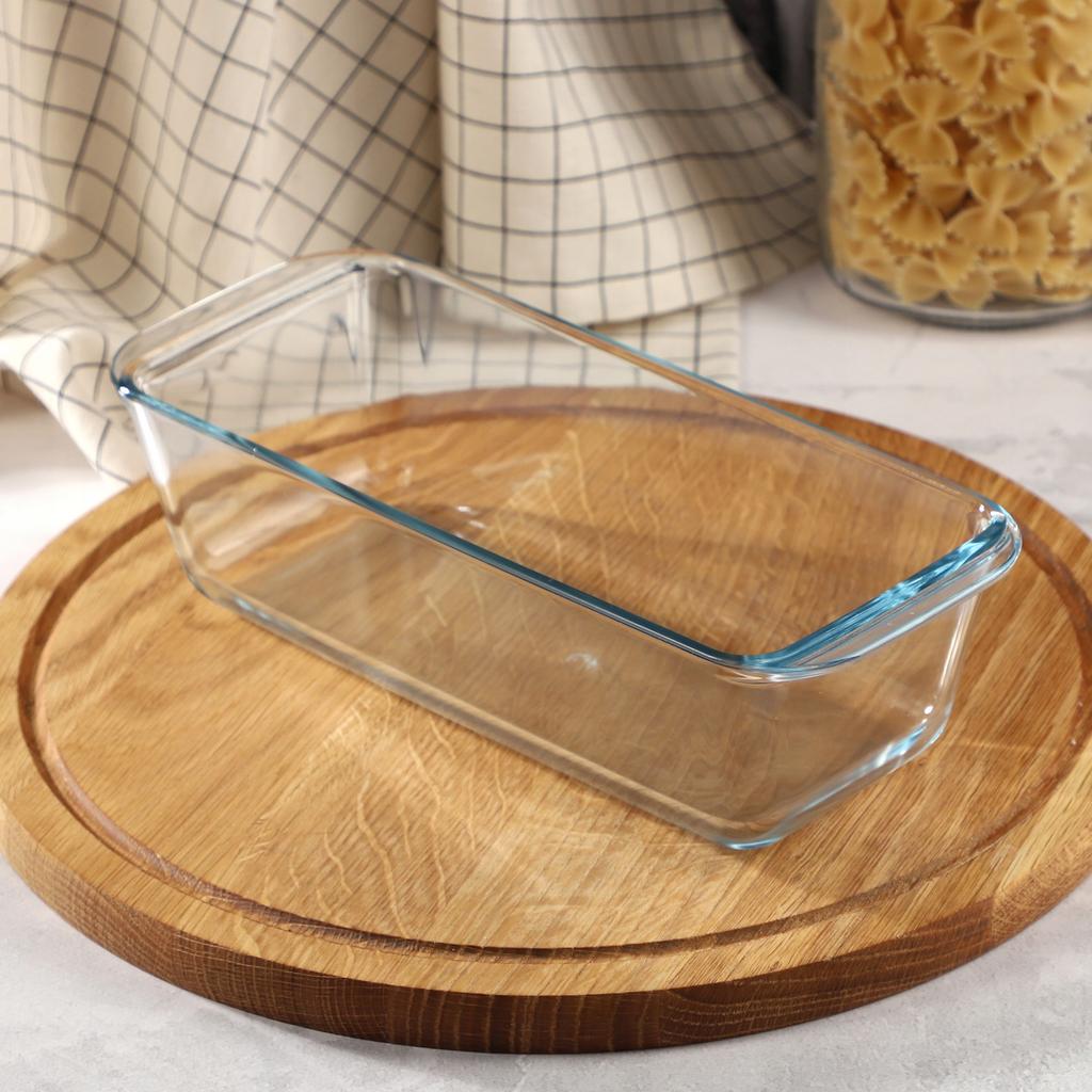 KADAX Szklana Forma Do Pieczenia Chleba Keksówka 28cm Naczynie Żaroodporne