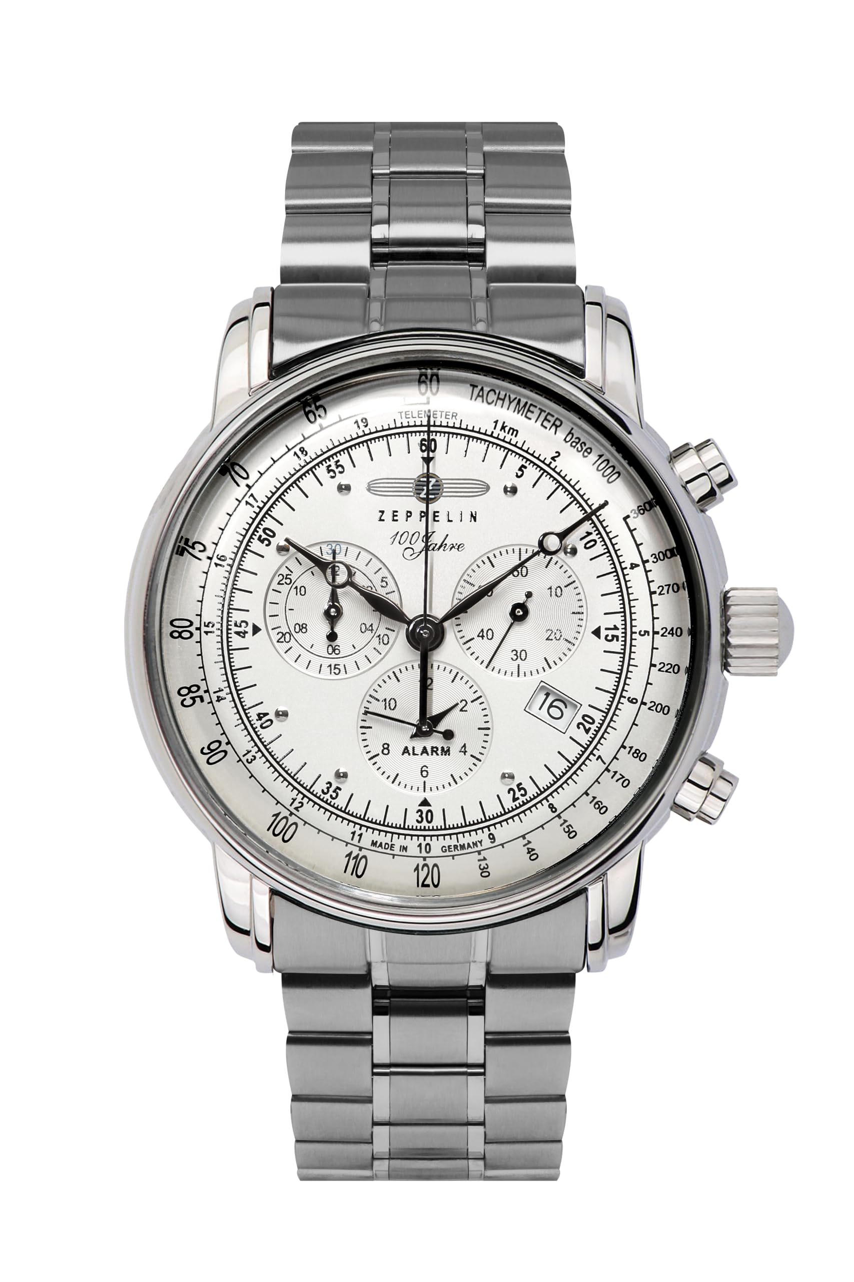 

Wristwatch 100th Anniversary Series Silver [Zeppelin] 7680-MB1 Men s [Used]
