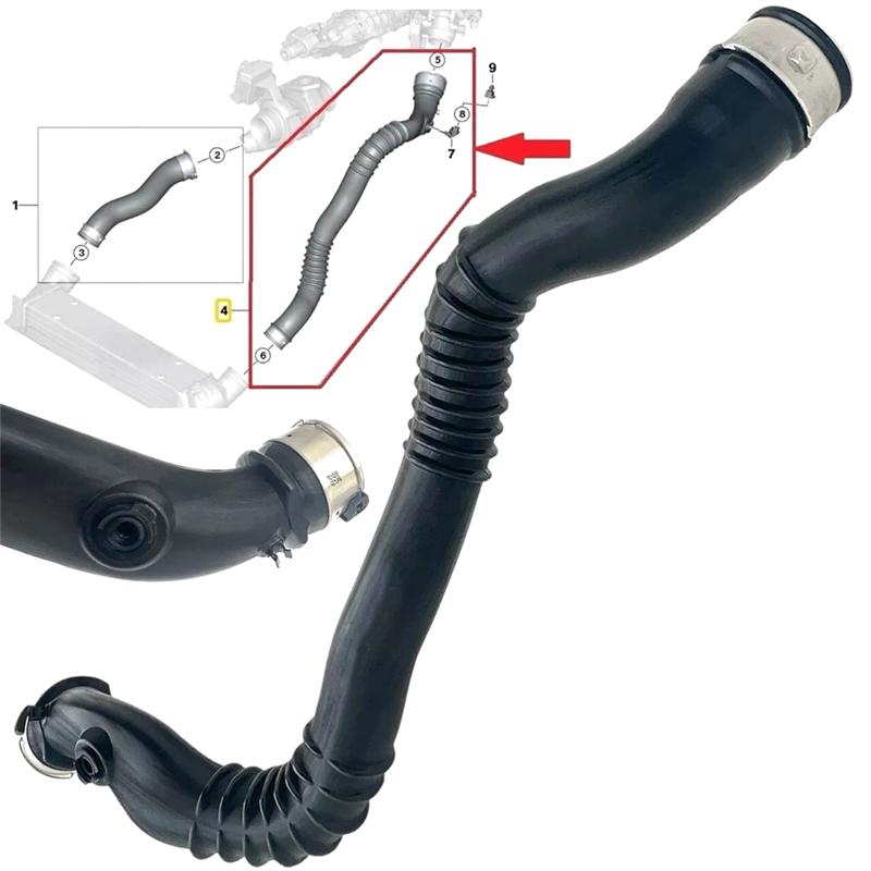 Turbo Intercooler Pipe Hose 11617797483 For BMW Tturbocharged Hose Intercooler Charge Air Line E90 Intercharge Air Hose