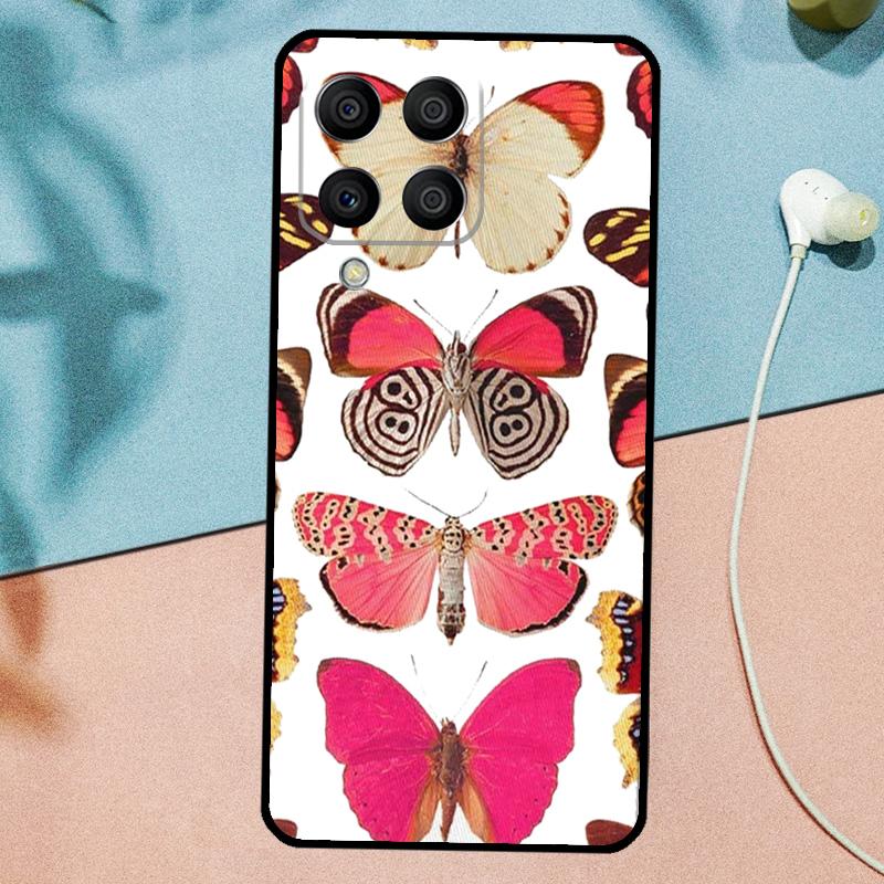 Butterfly Flower For Samsung Galaxy M31 M11 M23 M12 M13 M14 M15 M35 M55 M34 M54 M33 M53 M32 M52 M06 M16 Case