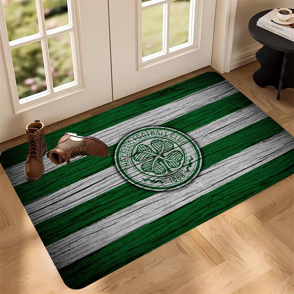 C-Celtic Fc Entrance Door Mat Nordic Style Bedroom Living Room Doormat Home Balcony Anti-Slip Modern Home Decor