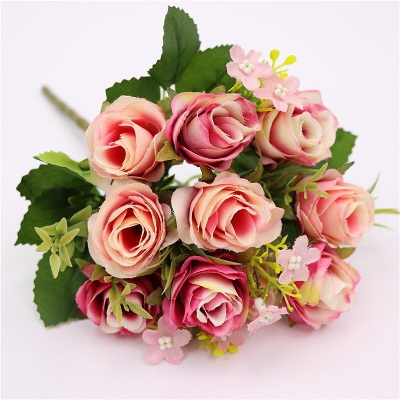 Elegant Silk Rose Artificial Flower For Home Decor And Wedding Arrangements