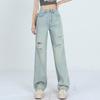High Waist Straight-leg Pants for Women In Spring and Summer Soft and Narrow Version Wide-leg Pants for Women In Spring and Summer