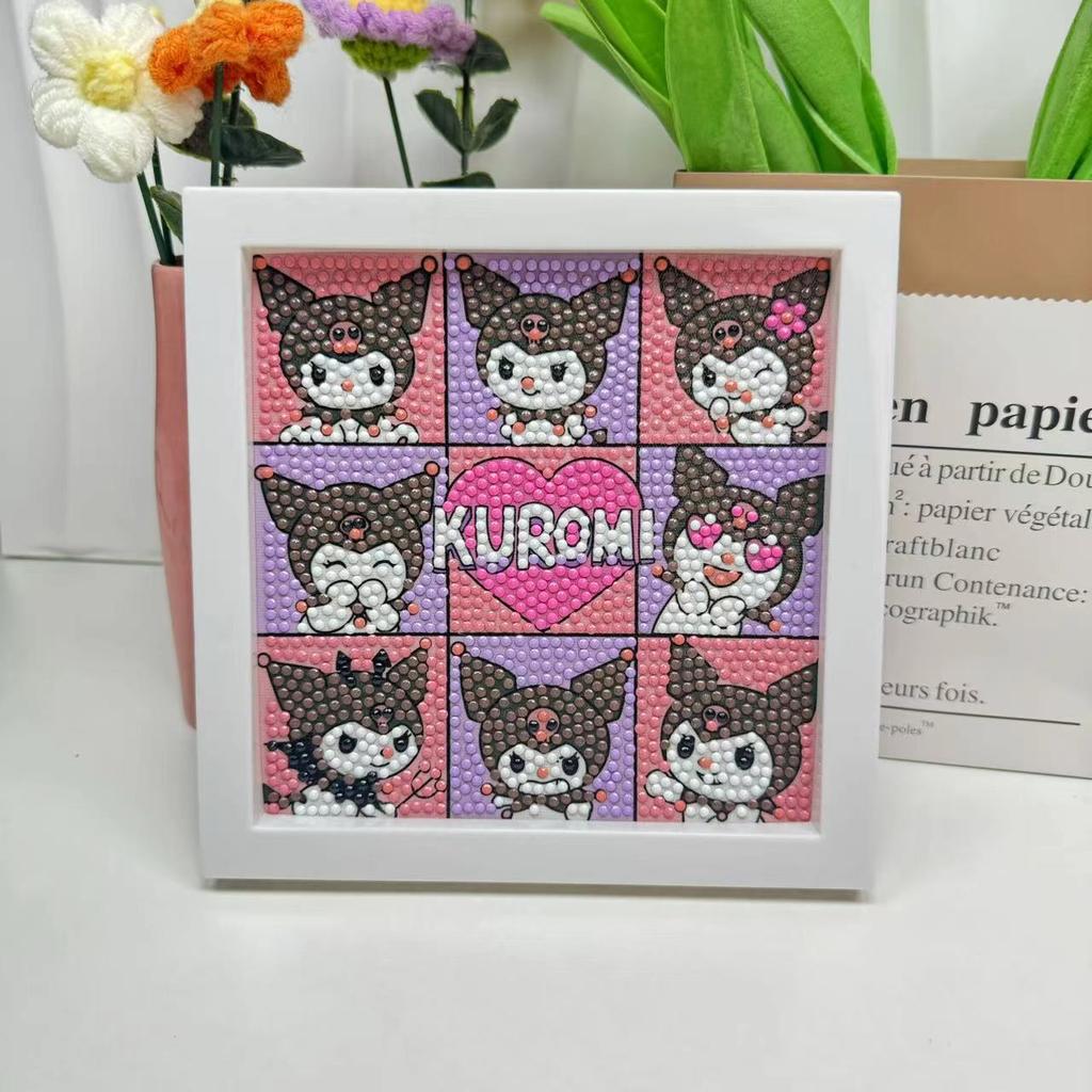 Free Shipping/Cartoon Diamond Painting Children'S Gift Handmade Cross Stitch Framed Diy Bedroom Sticker
