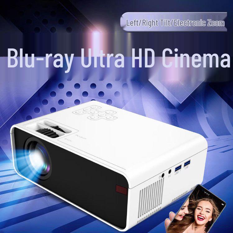 New W15 Home Projector: 5G Mobile Screen Casting for Bedroom or Dorm