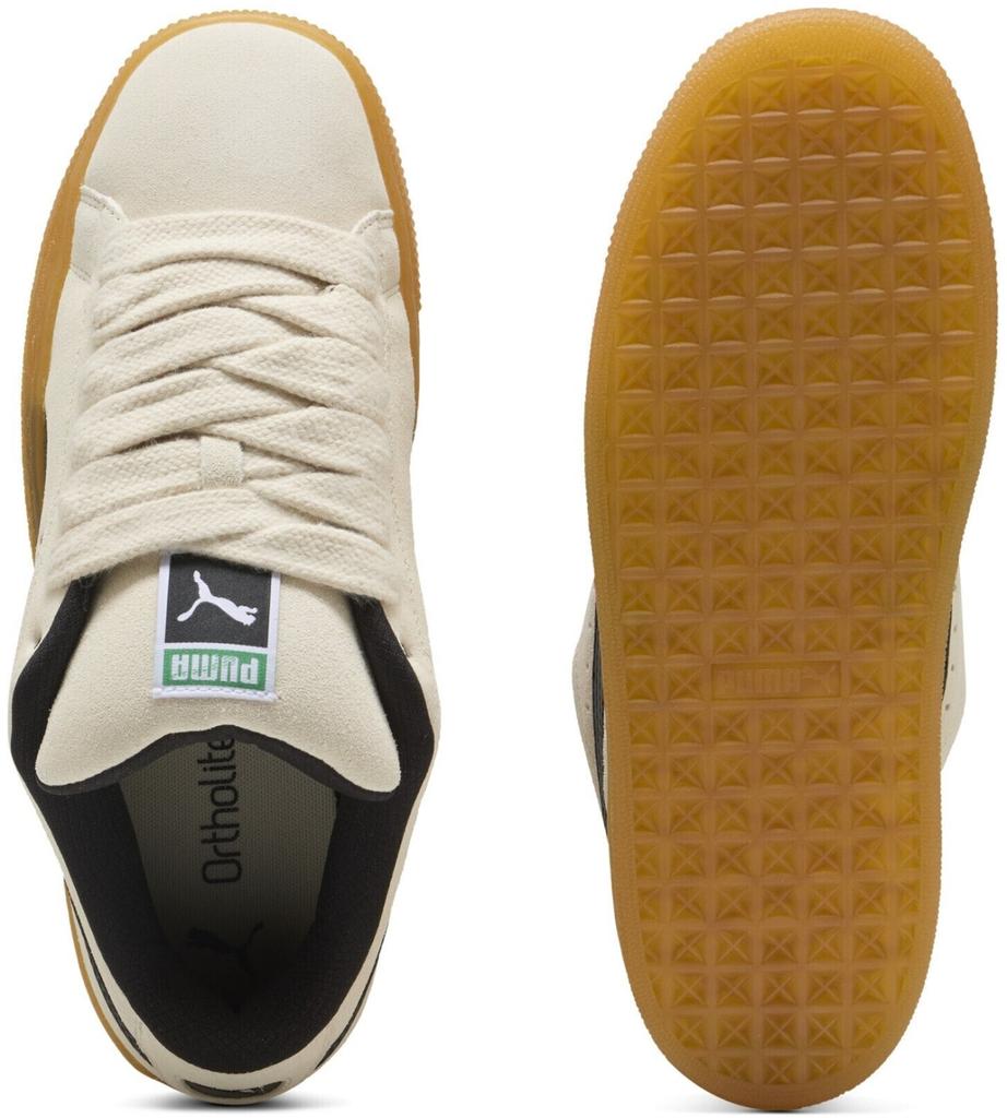 Puma Suede XL Dark Risk Trainers (401348) alpine snow/puma black