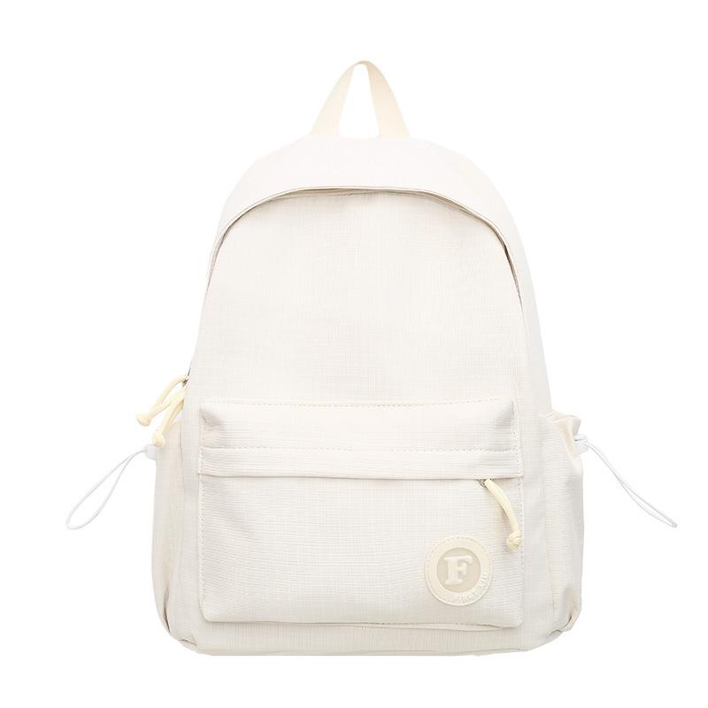 Art small fresh personality grid large capacity student schoolbag new junior high school high school travel student schoolbag female