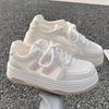 Summer Womens Breathable Sneakers Mesh Casual Shoes Thick Bottom Platform Round Toe Comfortable Outdoor Running Skateboard Shoes