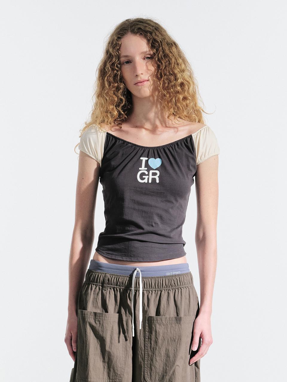 Футболка Grove Miki (серый) Grey/F
