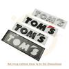 TOM'S Letter Emblem Badge Sticker Side Fender Rear Trunk Decal Auto Mod Accessories Fit