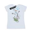 Disney Womens/Ladies Frozen Olaf And Troll Cotton T-Shirt