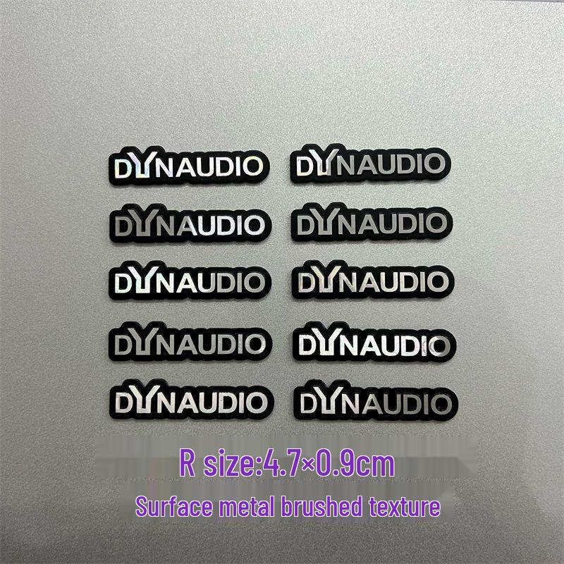 Dekorative Metallaufkleber für Auto-Audio-Lautsprecher von Bose, Harman Kardon, JBL.