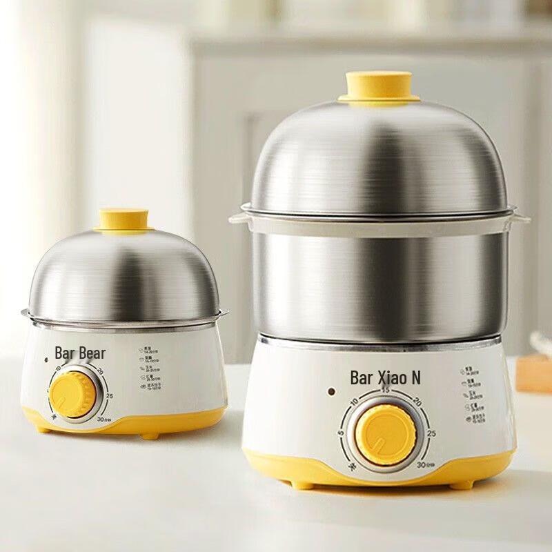 Bear Automatic Stainless Steel Egg Cooker  Steamer CN plug (adapter included)