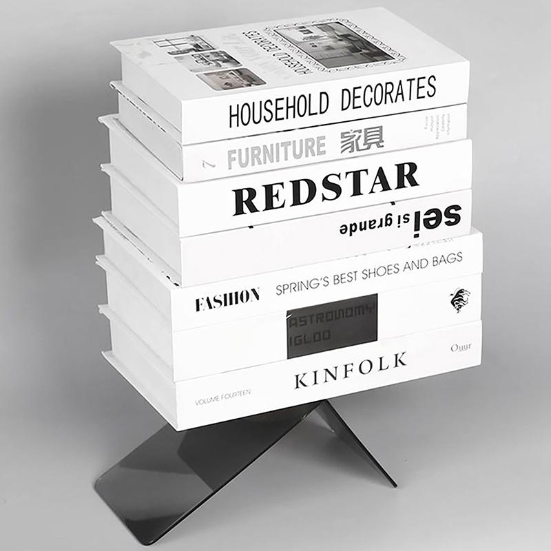 1 Stück Transparente Acryl Buchstützen Ständer Bücherregal Schreibtisch Dekorative Aufbewahrungsregal Buchstütze Buchhalter Schuls Schreibwaren