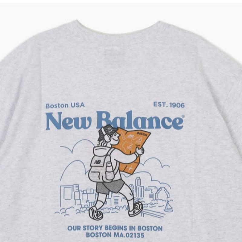 New Balance Tee Nqj NbnefcO253 16 Uni Nb BOy Travel ShOrt Sleeve Tee  O