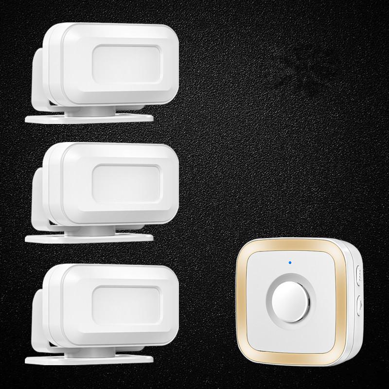Entrance Sensor Doorbell with Voice Greeting and Ding-Dong Alert Regular