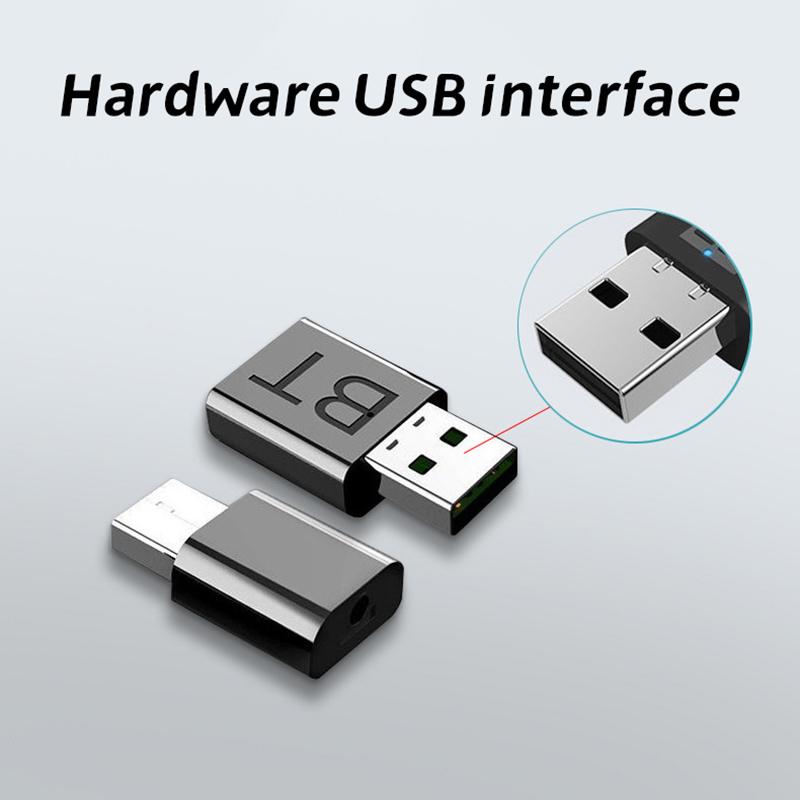 Usb Bluetooth Receiver Car Bluetooth 5.0 Audio Adapter Tv Computer Wireless Bluetooth Converter Plug And Play