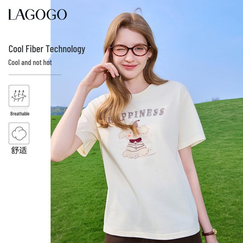 LAGOGO Women s Cooling Cute Printed T-Shirt S