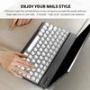 Ergonomic Raised Keycaps Silicone Keyboards Cover For Long Nails AntiDust Protections Soft Portable Laptop Accessory