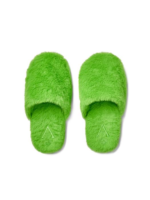 atempo FUR ROOM SHOES_light green