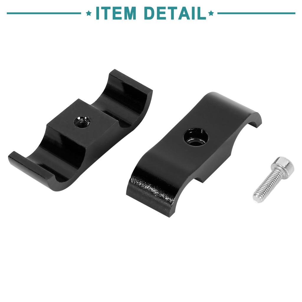 ACROPIX Hose Separator Clamp Car Accessories Black - Set of 4