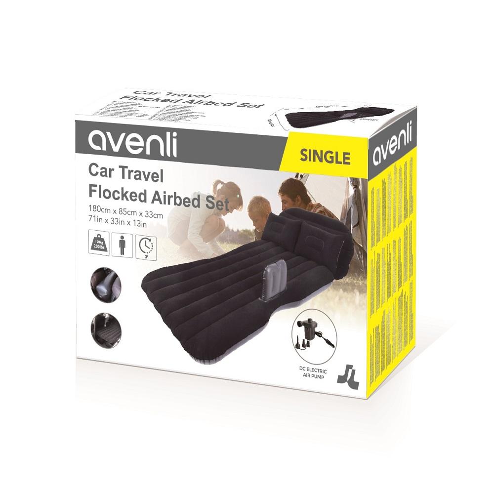Inflatable car mattress 180 x 85 x 33 cm