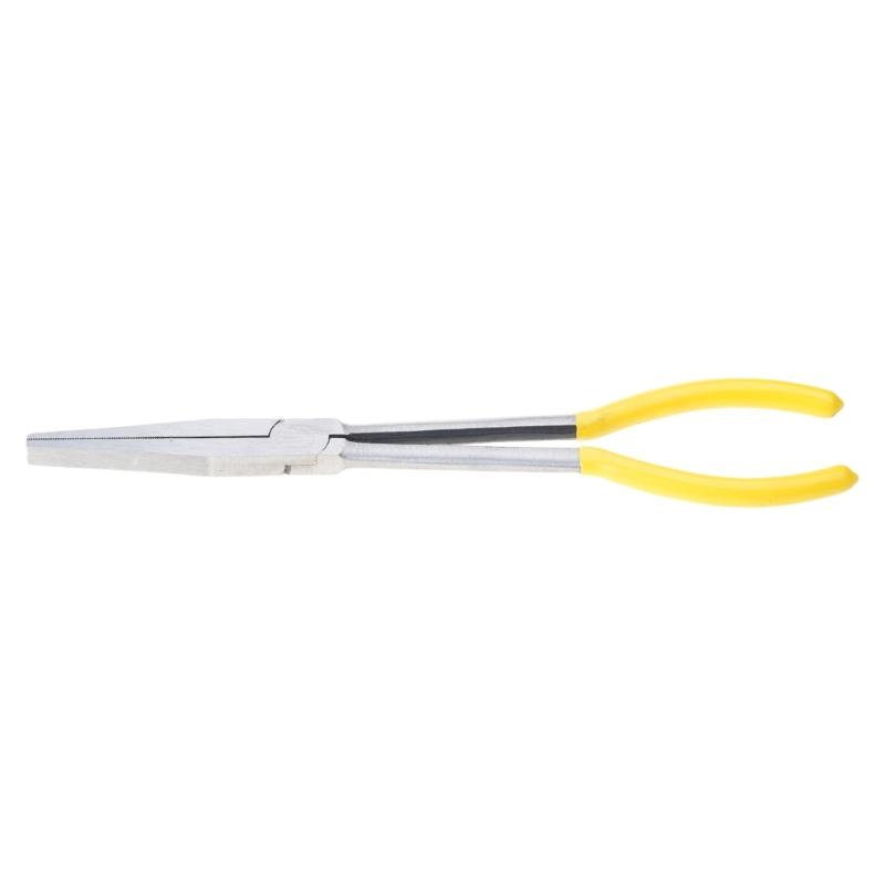 Long Reach Hose Grip Pliers 11Inches Long Nose Pliers Hose Gripper Pliers Spark Plug Boot Removal Pliers Serrated Jaw