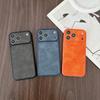 Luxury Leather Matte Phone Soft Case for iPhone 17 16 15 14 13 Pro 17Pro 16Pro 15Pro 14Pro 13Pro Max Plus Back Cover Shockproof