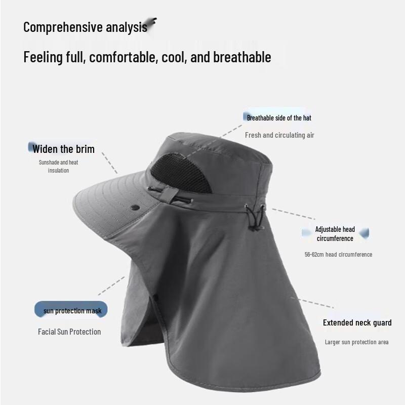 Leading Eagle Outdoor Sun Hat with Face Shield