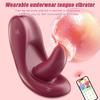 APP Control Tongue Wearable Vibrator Egg Clitoris Licking Oral Nipple Clitoris Stimulator Female Masturbator Sex Toys for Adults