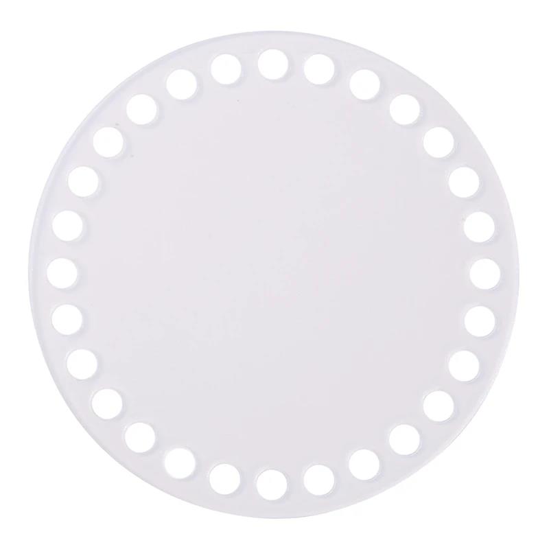 

Прозрачный акриловый дно крючком сумка коврик для изготовления подушки сумка подкладка основа DIY аксессуары 10cm