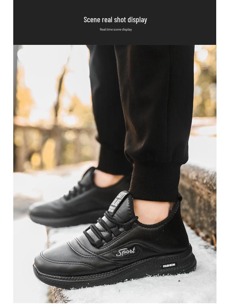 25th Anniversary Ultra-Light Non-Slip Fleece-Lined Cotton Shoes for Men and Women - Winter Internet Sensation