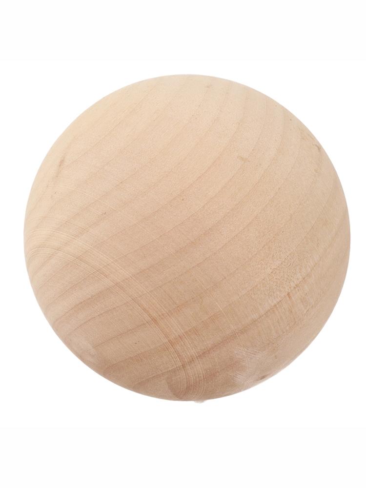 Bitmemiş Ahşap El Sanatları Topları 30mm 60mm Çap Doğal Ahşap Kendin Yap Projeleri