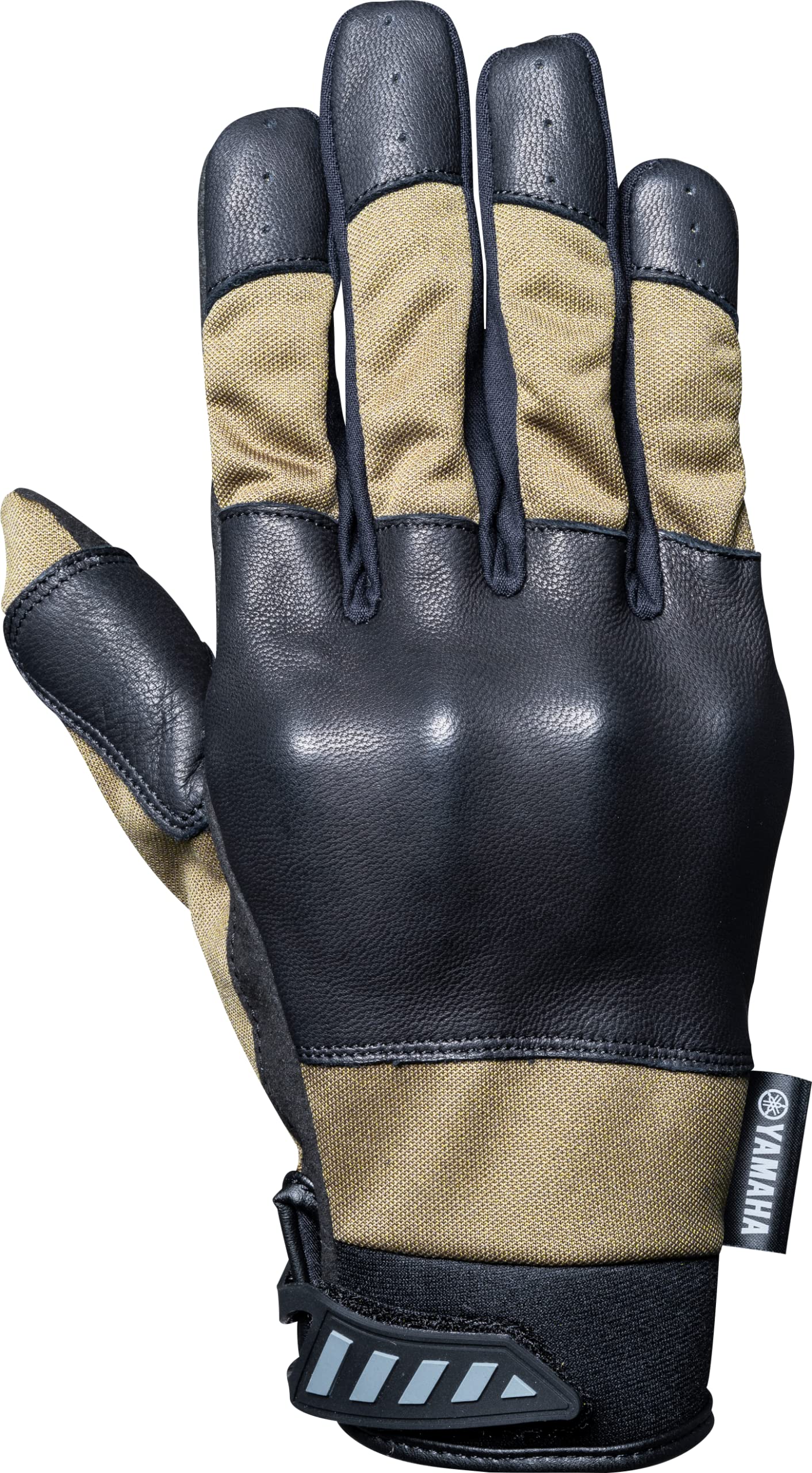 

Yamaha Motor Original YAT58 Half Mesh Riding XL Size Ideal for spring and these gloves feature mesh back and are for smartphone Gloves, Khaki,
