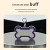 Zinc Alloy Dog Bone ID Tag - Laser Engraved, Anti-lost Military Pendant for Pet Collars