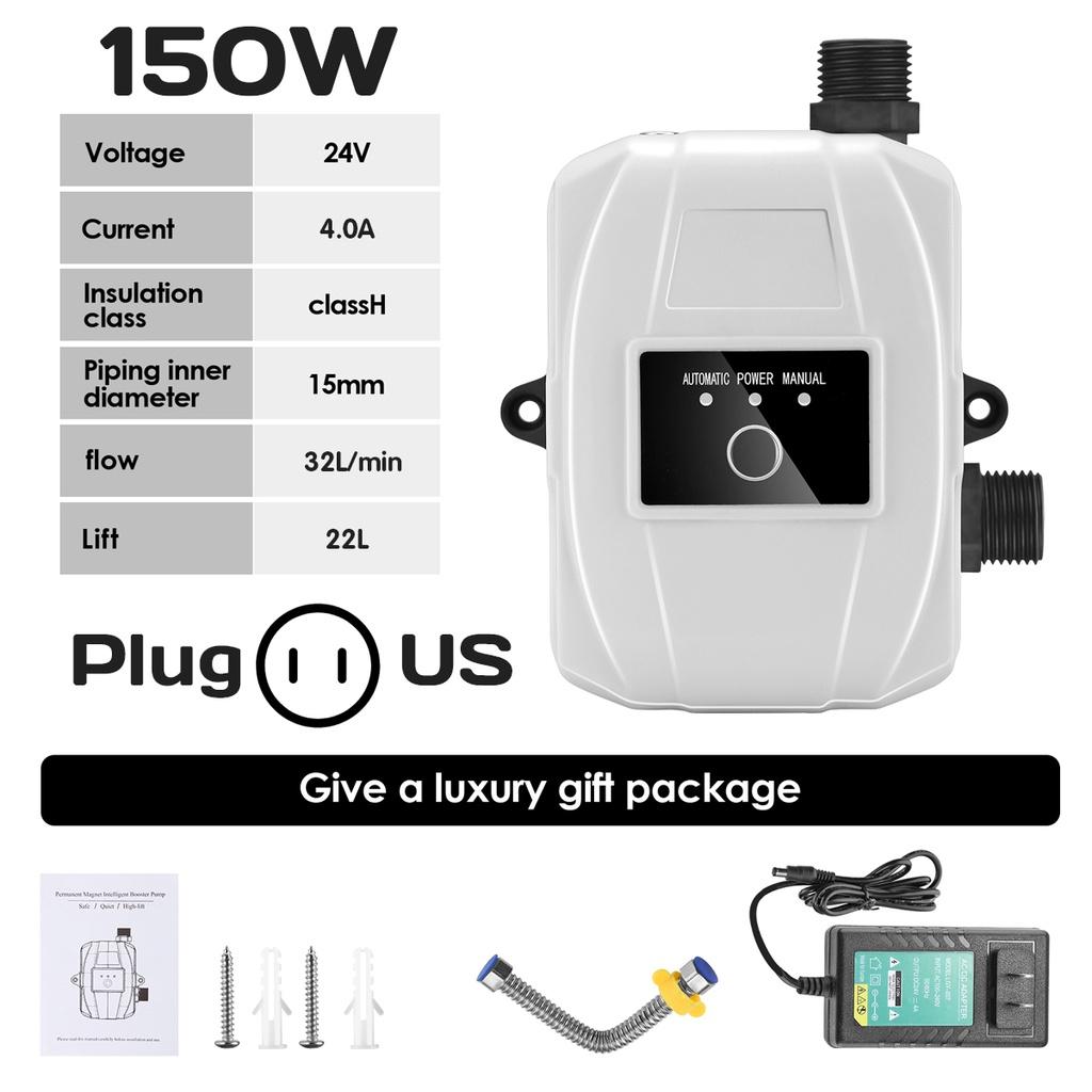 DC 24V 150W Water Pressure Booster Pumps Connector Household for Shower Kitchen Heater Solar Boost Pump Kit