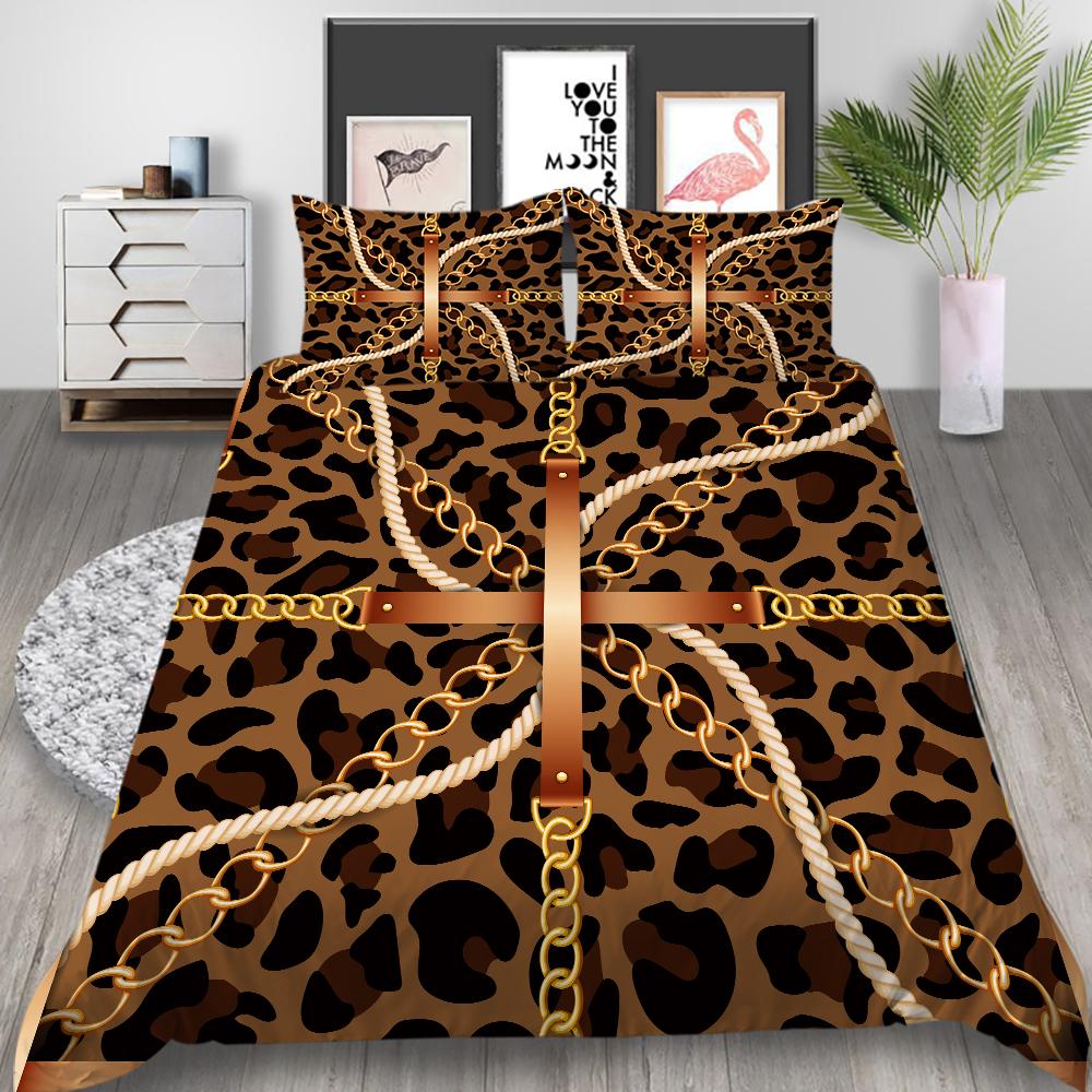 3D Digital Printing Luxury Home Bedding Set Bedroom Duvet Cover Home Bedding Set Single/Double Bed Home Decoration