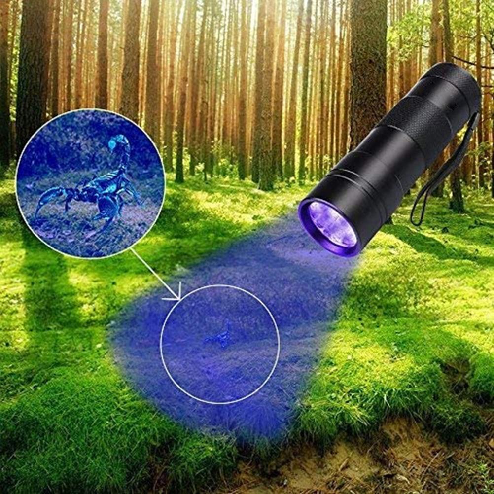UV Flashlight Pets Blacklight Dogs Cats Urine Detector Ultraviolet Flashlight Dry Stains on Clothes
