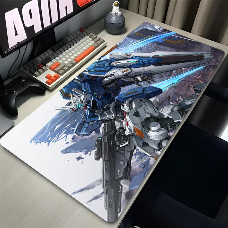 Mouse Pads Gundam Aerial Computer Keyboard Mouse Pad Anime Gaming Accessories Table XXL Gamer Carpet Mousepad Laptop Desk Mat