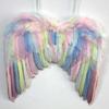 Angel Wings Feathers Wings Adjustable Srap Magic Wand Halloween Costume Wings for Women Girls Cosplay Prop Fairy Wings