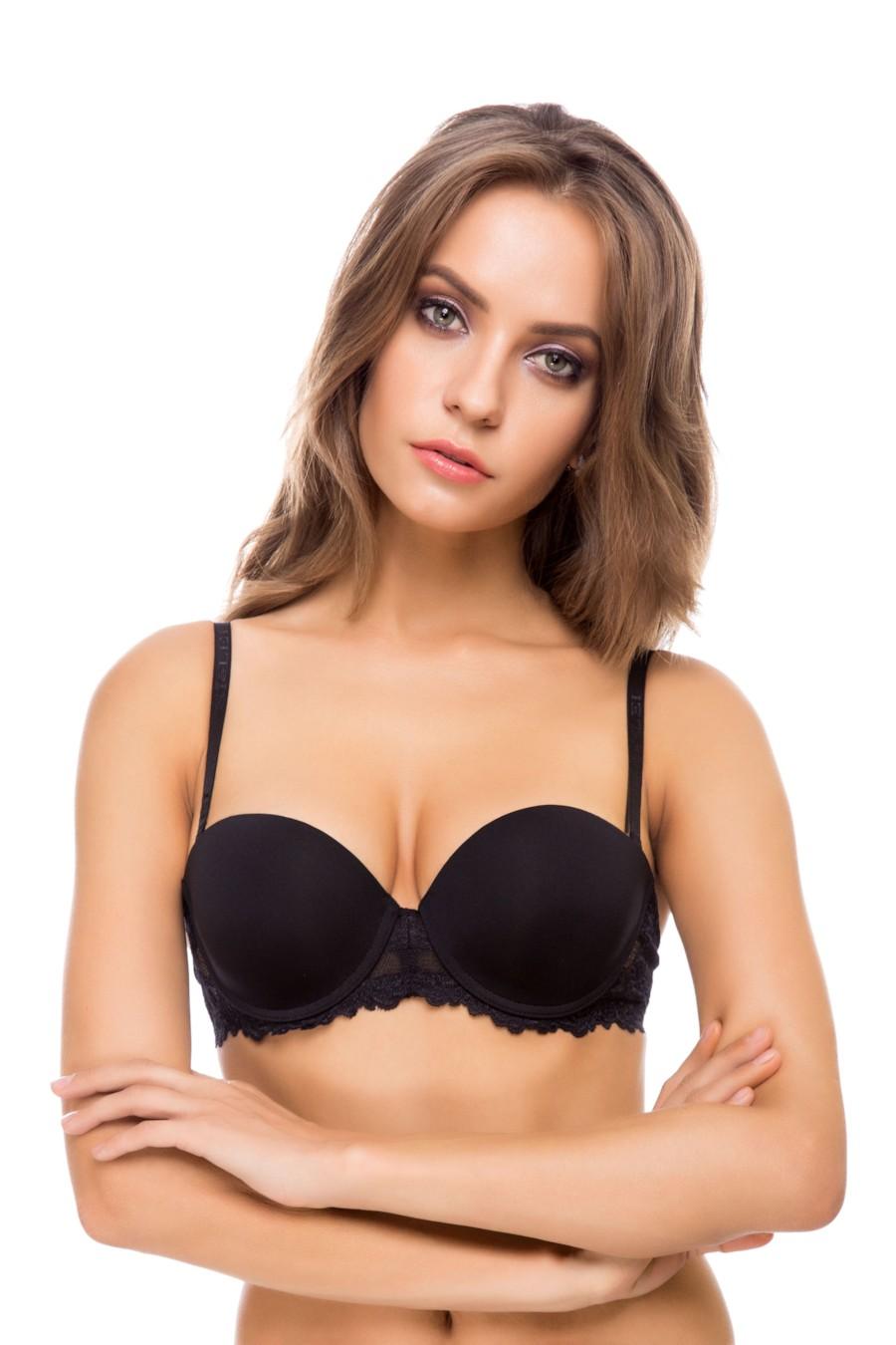 

Бюстгальтер push-up Si e Lei (15174) 65B прозорий колір чорний