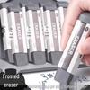 5-Pack New Frosted Erasers - Leaves No Marks, Perfect for Students