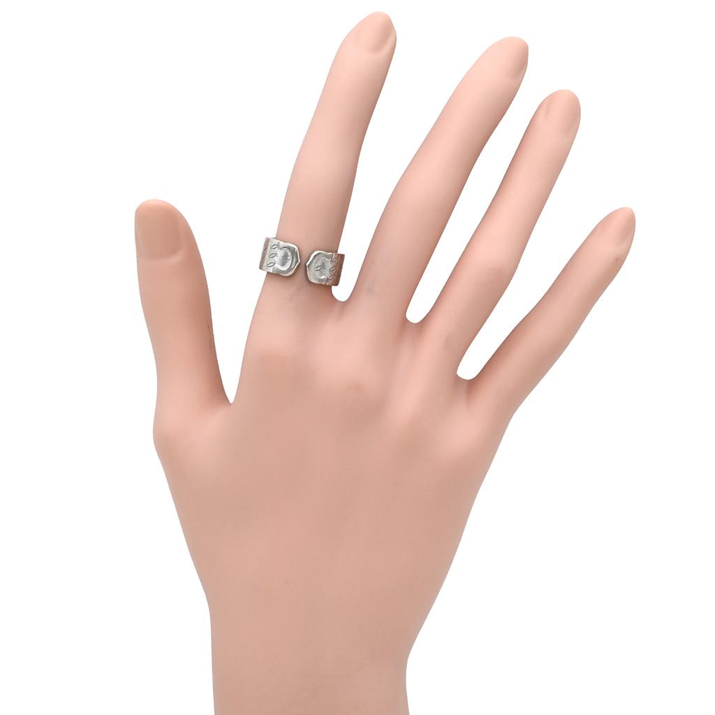 Cartier C2 C2 Ring 2000 Christmas LimitedRing Ring K18WG #9.5(JP Size) Array