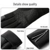 Unisex winddichte Touchscreen-Fahrradhandschuhe - Mit Fleece gefüttert, rutschfest, warm für Herbst- & Winter-Outdoor-Sportarten