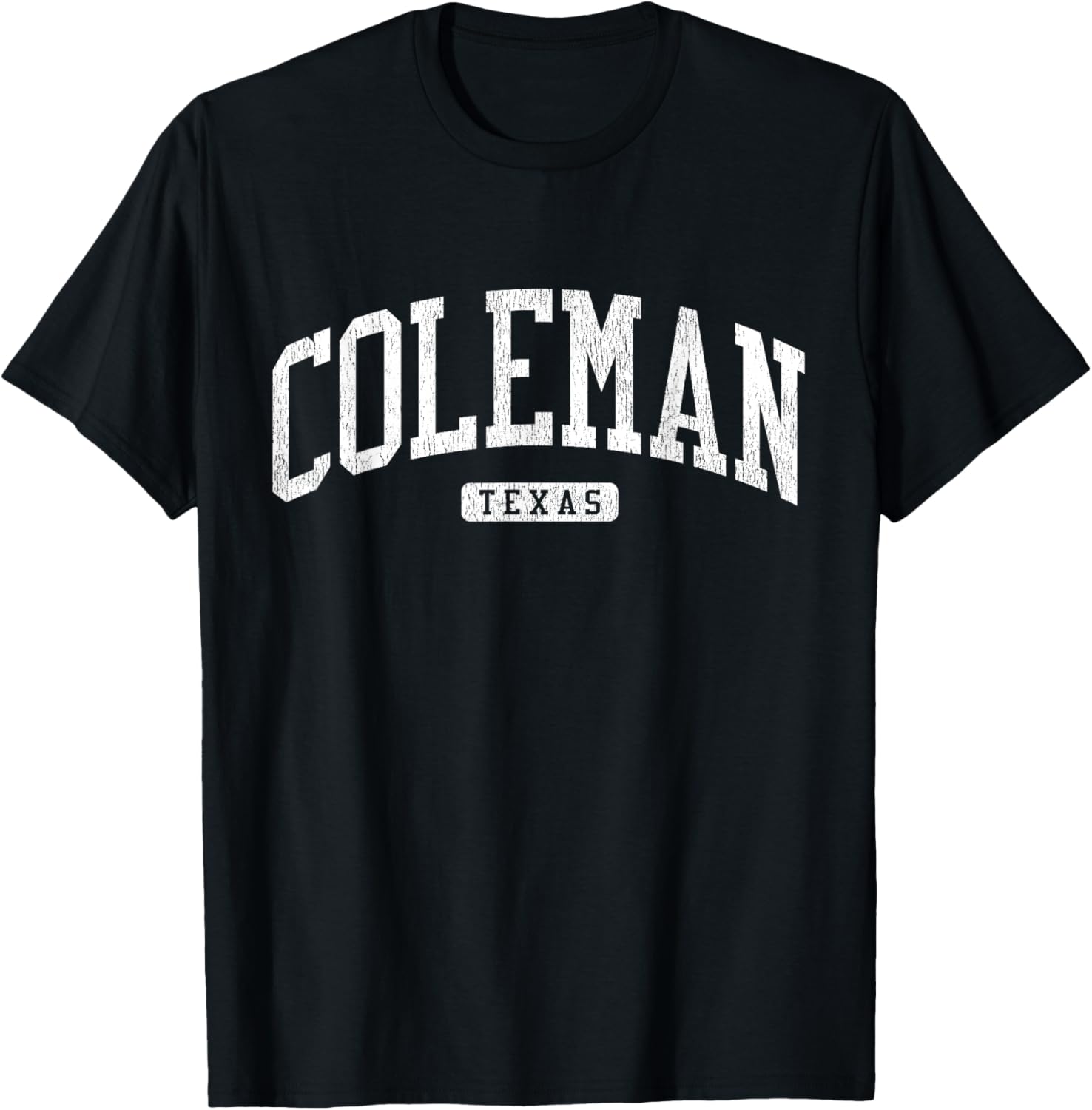 Coleman Texas TX JS03 College University Style T-Shirt S разноцветный