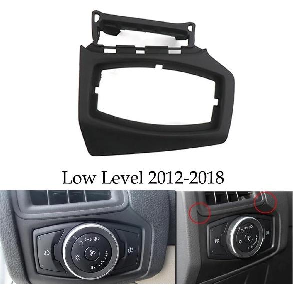 Präzisionspassendes Scheinwerferschalter-Zierrahmen für Ford für Focus 2012 2018 (Kompatibel mit Linkslenker)