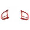 3Pcs/Set ABS Car Steering Wheel Button Cover Sticker Interior Decoration For MG5 MG6 MG HS ZS Car Styling