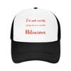 Im Not Crazy Bad Gyal Music Travel Mesh Baseball Caps WoUnisex Spring FeUnisex Beach Sunscreen Hat Snapback Cap