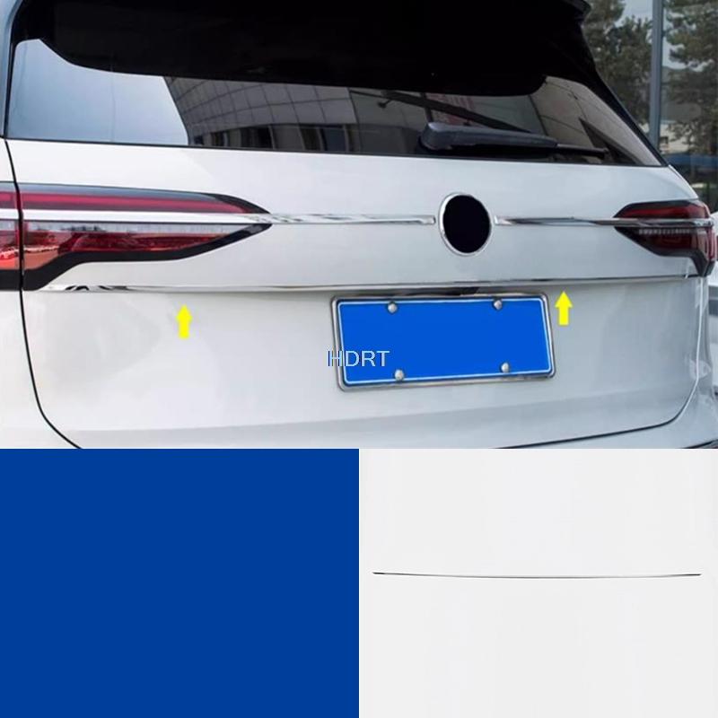 Fit For Volkswagen VW Viloran  + Car Style Rear Bumper Trunk Tail Boot Door Trim Protector Decoration Accessories Auto Part
