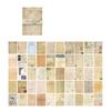 100pcs DIY Scrapbooking Message Material Paper with Creative Flower Decorative 8 Styles Memo Pad Background Paper Diary Album